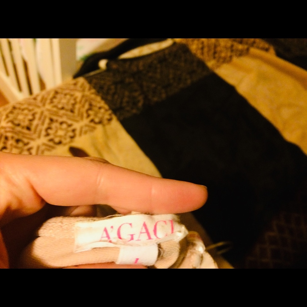 Agaci pink nude dress